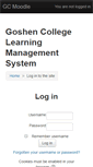 Mobile Screenshot of moodle.goshen.edu