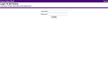 Tablet Screenshot of gconline.goshen.edu