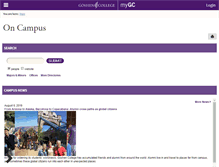 Tablet Screenshot of my.goshen.edu